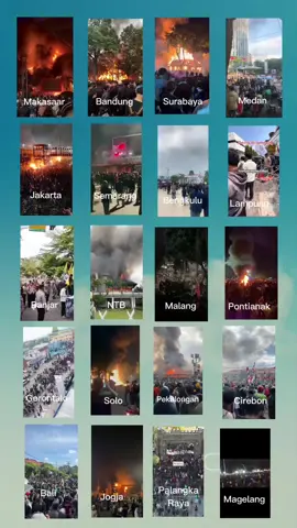 serius indonesia seheboh ini.. #demo #dpr #prayforindonesia 