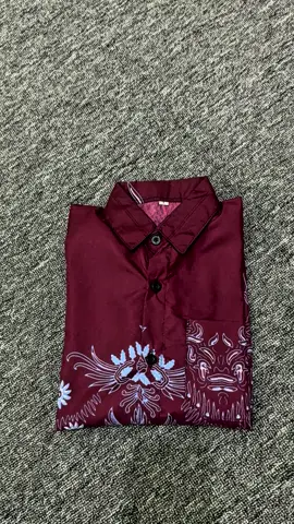 Rekomendasi Kemeja Batik Anak Laki Laki Usia 2-13 Tahun Motif Mahama Burgundy  #fyppppppppppppppppppppppp #belilokal #batik #bajuanak #couple 
