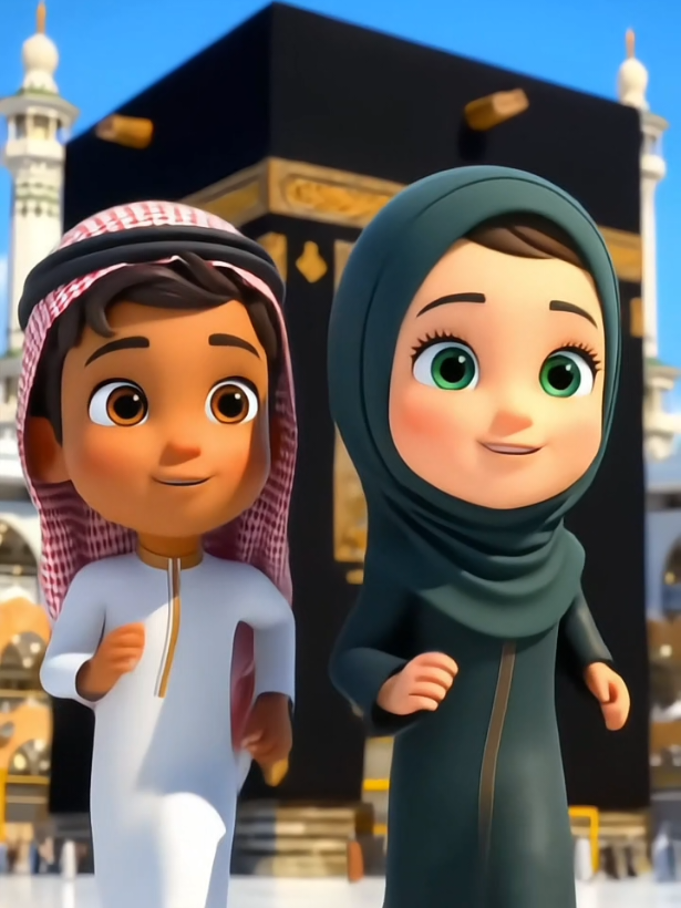 Siapa yang mau ikut keliling ka'bah☺️#creatorsearchinsights #promomakangajian #islamic_video #animasi #mekkah 