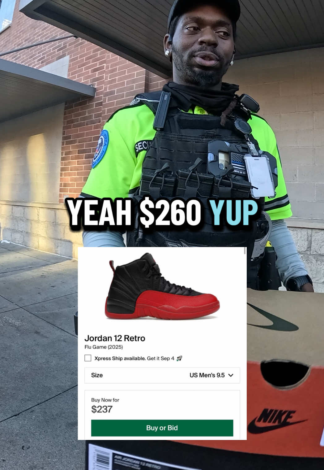 Selling Jordan 12 Flu Games  #foryoupage #viral #reseller #sneakermeetup #columbusohio 