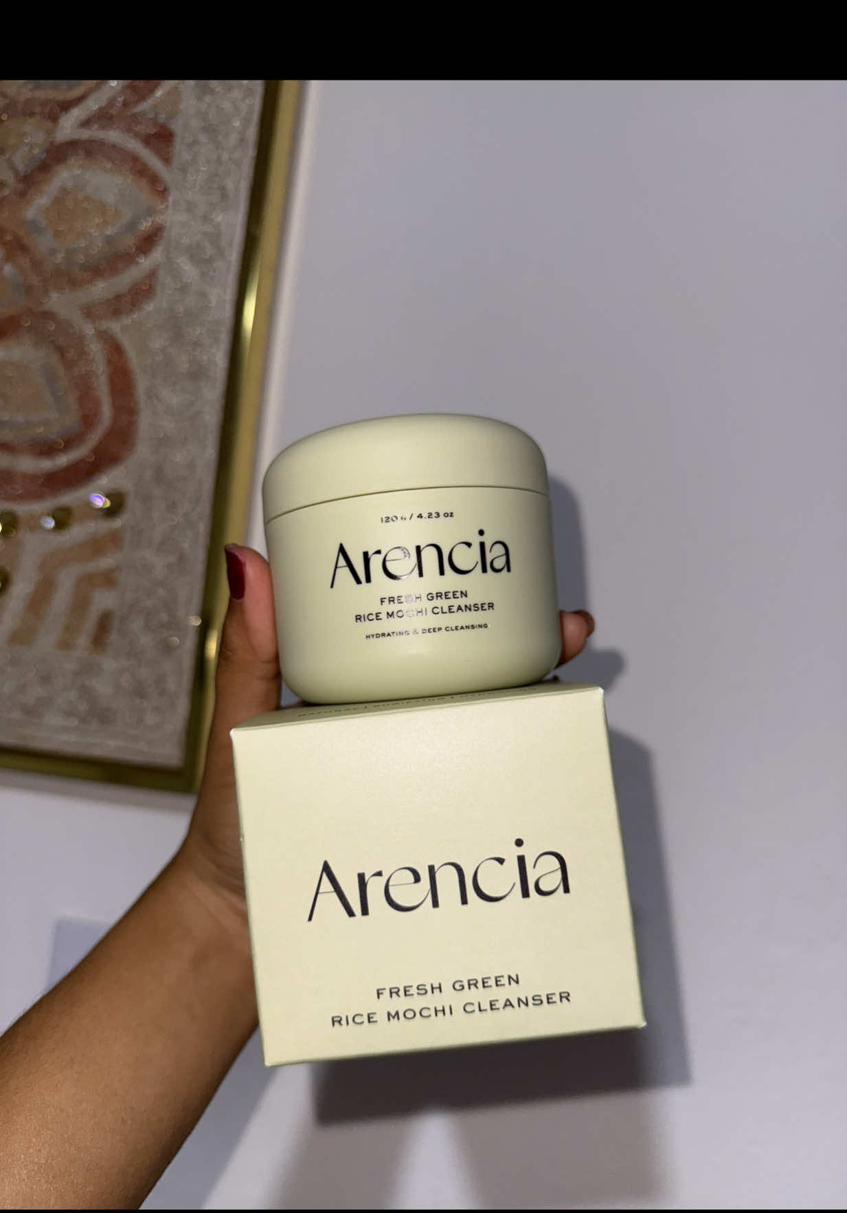 Arencia green deep cleanser 💚 #arenciacleanser #cleanserskincare #arencia #skincaretips #acnetreatment 