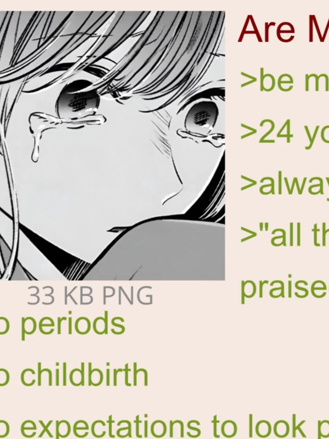 She Thought Men Had It Easy- 4chan Greentext Stories