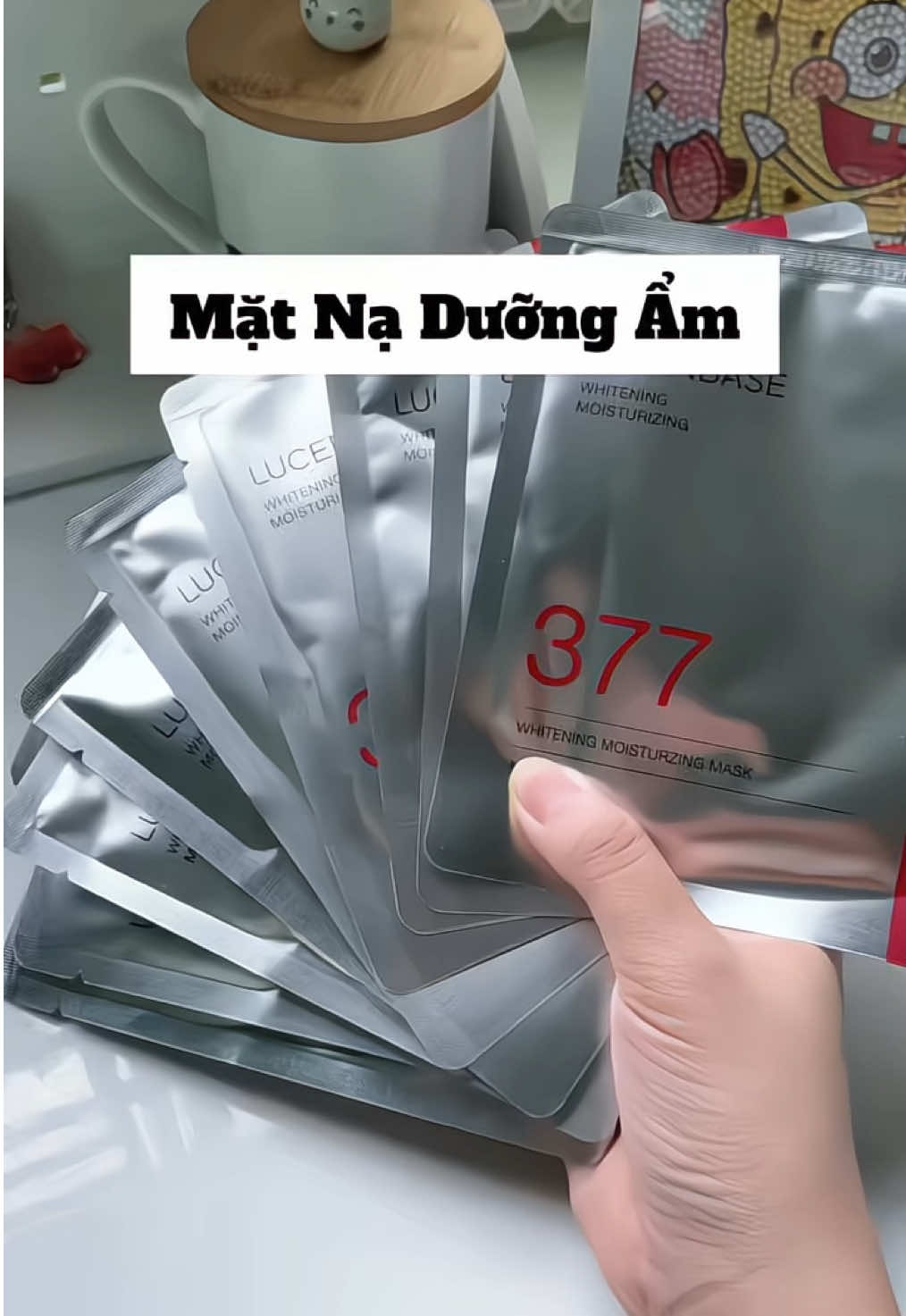 Mặt nạ cấp ẩm, , sáng da, dịu da, mềm mịn, Lucenbase 377#lucenbase #lucenbase377 #matnaduongda @LucenBase.Vn #skincareroutine #mitriviu 