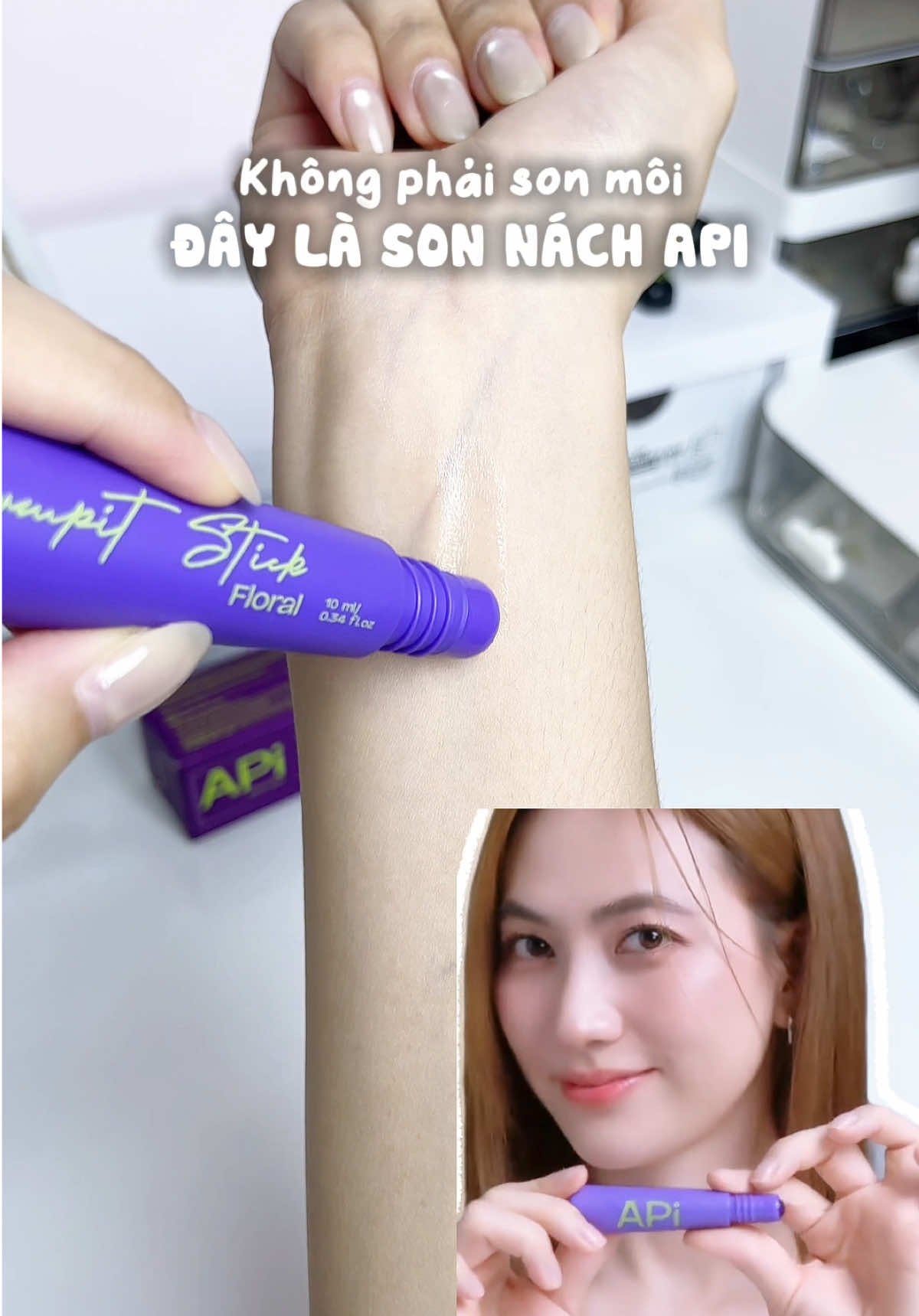 Son nách Api hỗ trợ zam tiết mồ hôi dưỡng sáng nach #xuhuong #sonnachapi #apivietnam #duongsangnach #giammuihoinach 