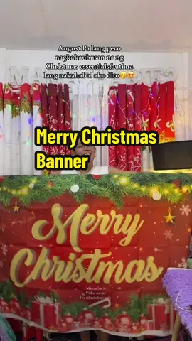 Merry Christmas agad‼️😍#christmasbanner #christmasdecor #merrychristmas 