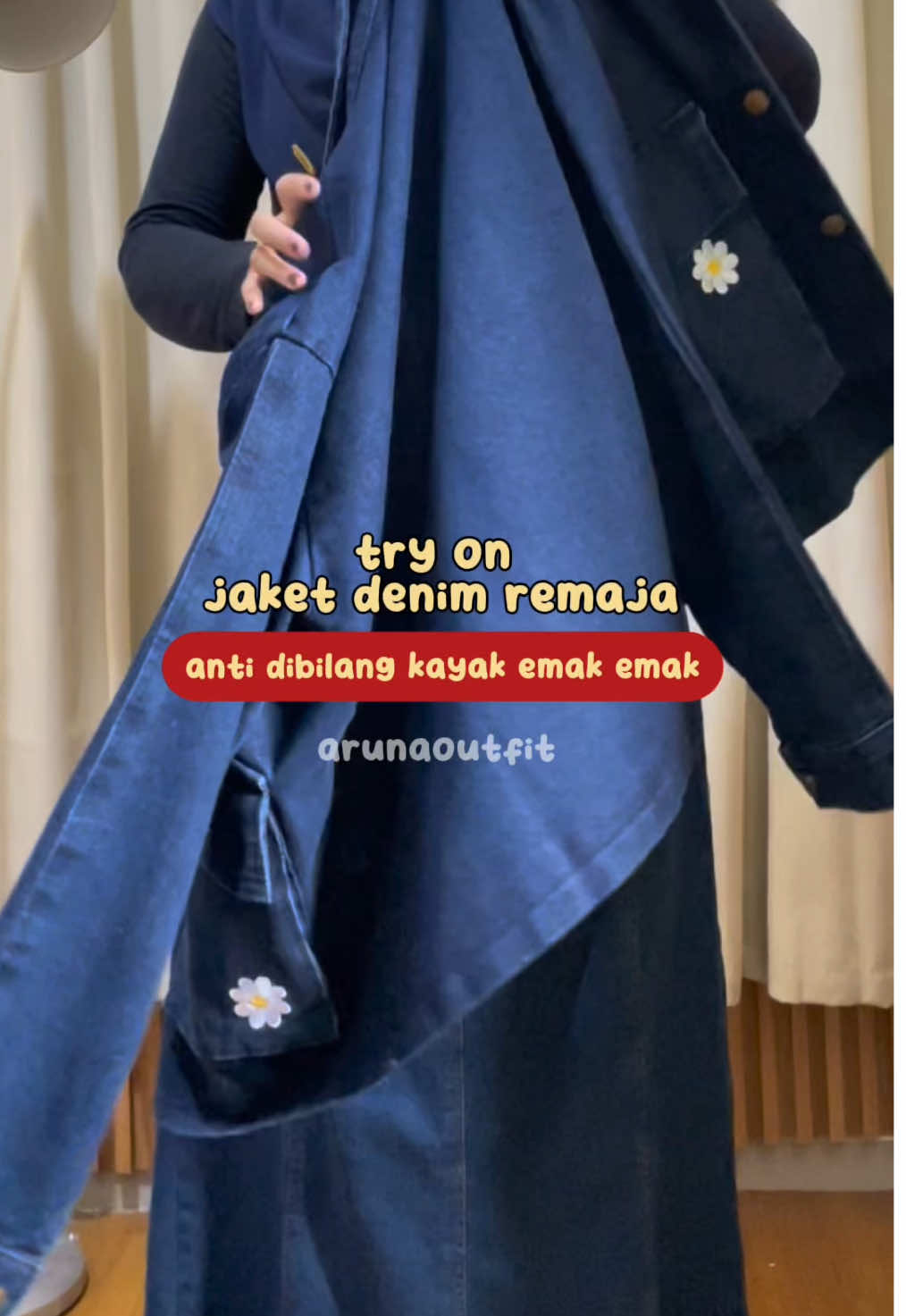Jangan kaget liat harganya dikeranjang kuning 😭🫵🏻 #daisy #jaketdenim #jaketjeans #denimjaket #denimjacket #jaketremaja 