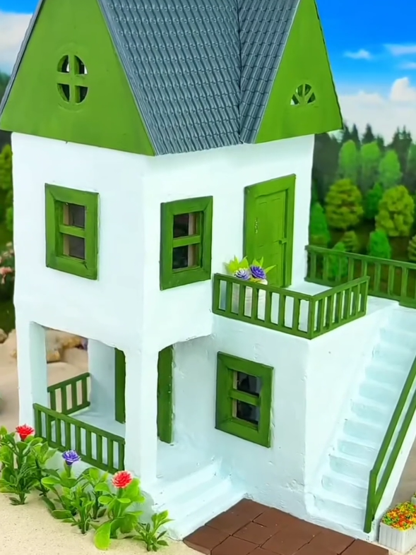 Tiny Creations, Big Reactions! #minihouse #tinyhouse #minibricks #miniature #house 