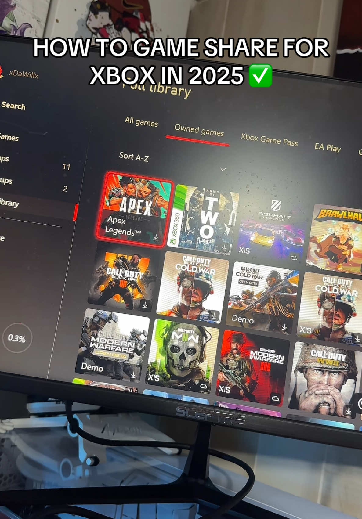 Xbox Game sharing in 2025 💪🏼 #fyp #foryou #2k26 #xbox #gameshare 