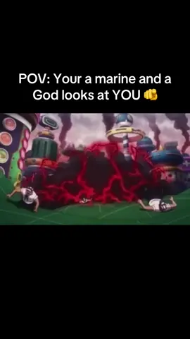 Scary thing when a God looks at YOU #strawhats #onepiece #luffy #crunchyroll #gear5 
