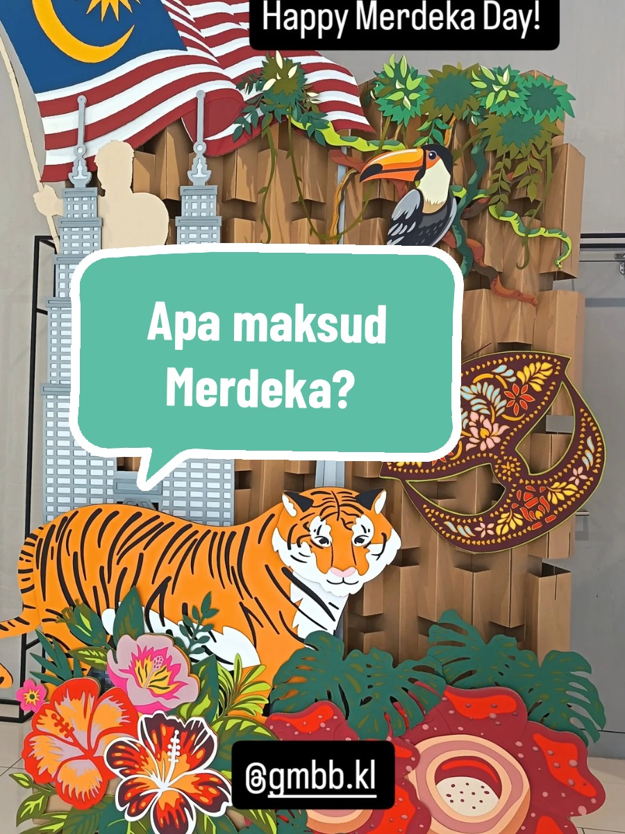 Happy Merdeka Day bestie...  What is the meaning of Independence Mind? Come and enjoy our zine creation workshop to find out the meaning of 