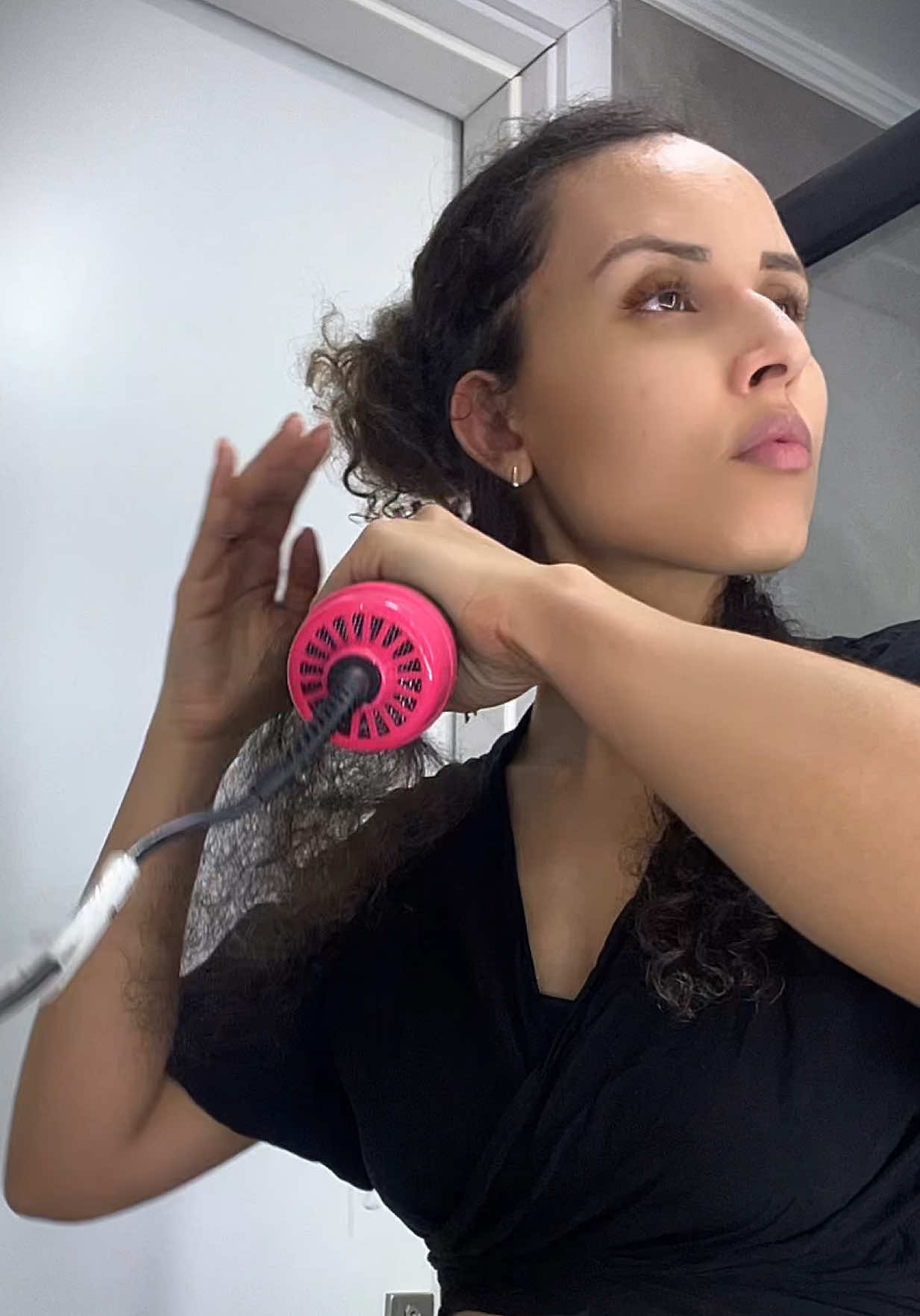 Escova secadora alisadora 3 em 1 #tiktokshopchegou #tiktokshop 