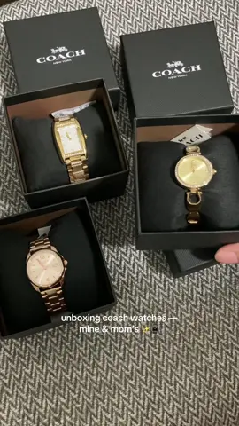 time looks prettier in @Coach ✨ #unboxing #coach #foryou #watch 
