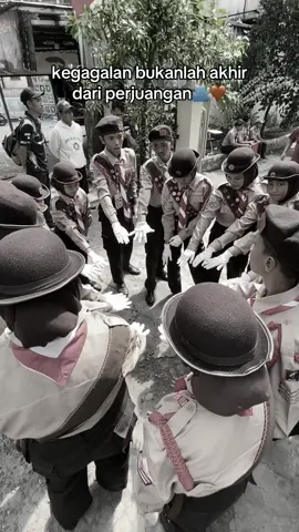 jangan jadikan sebuah kegagalan sebagai patokan diri untuk tidak meningkatkan rasa semangat lagi, jadikanlah kegagalan untuk memperbaiki kedepannya menjadi yang lebih baik lagi. #pramuka #scoutprince⚜️ #pramukaindonesia #pramukasmpn9banjarmasin #perlombaan 