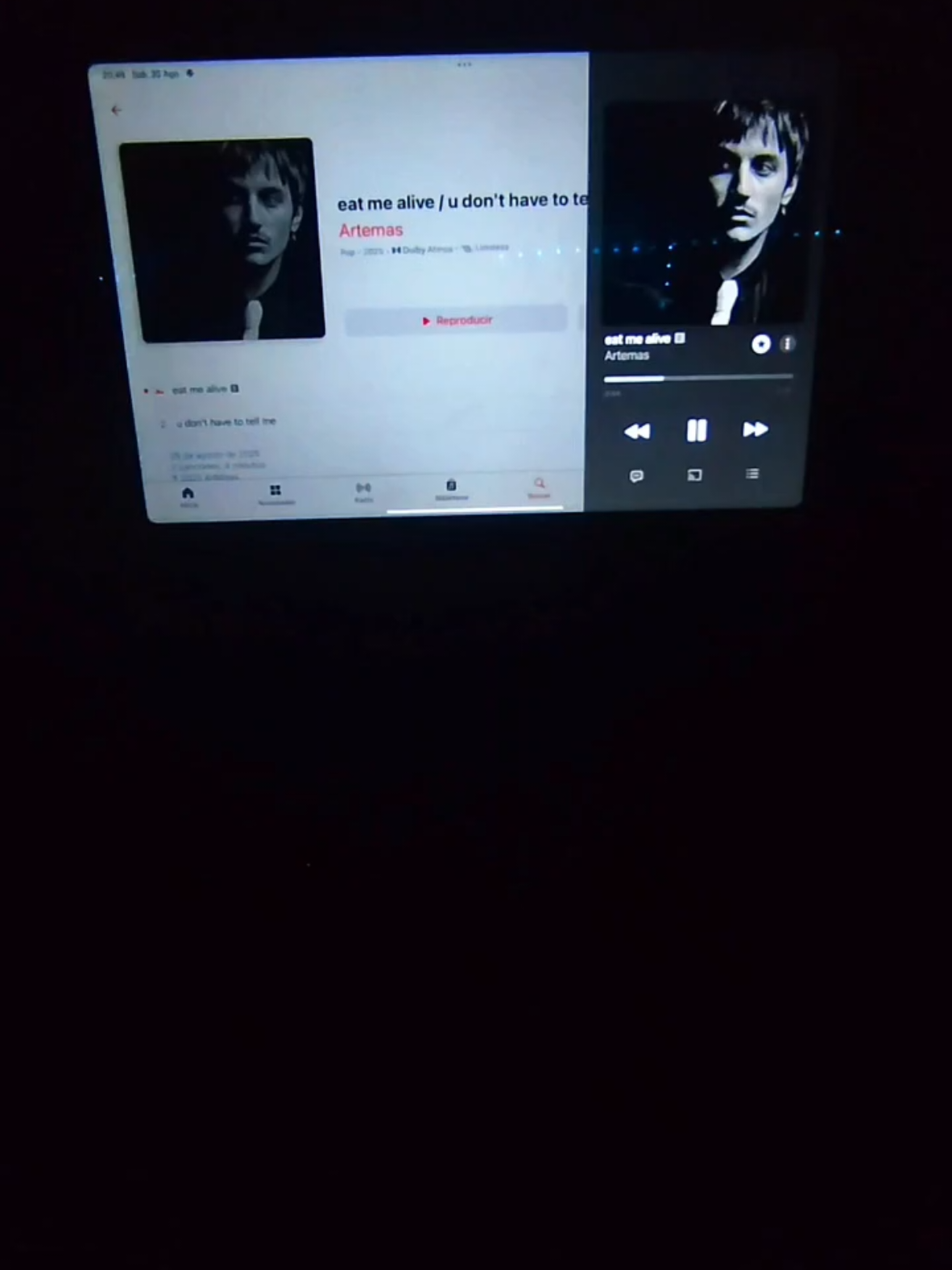 Artemas - eat me alive. 🎶 🪐🪐🪐🪐🪐🪐🪐 #pinchetiktokponmeenparati #lirycs #artemas #music #fyp 