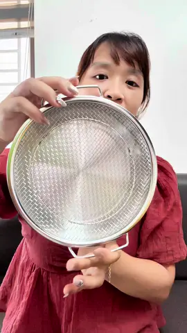 Khay ráo dầu inox 304 dày dặn giá tốt quá  #yenhoareview #xuhuong #khayraodau #khayraodau2chitiet #khayraodaumo 