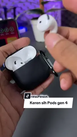 Wah kalian Harus nyobain Nih Pods Gen 4 Nyaman di pakai suara enak fitur nya keren #podsgen4 #twsbluetooth #thepodsgen4 #twswireless 