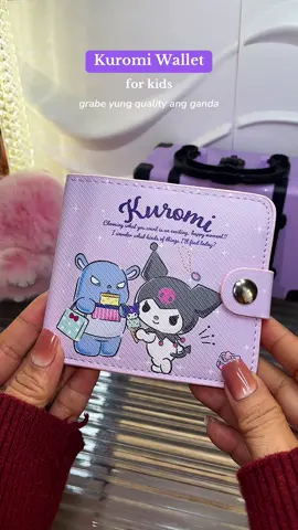 Kuromi wallet for kids or adult too. #kuromiwallet #wallet #kuromi #walletforkids 