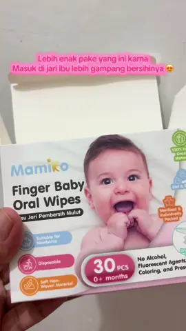 #pembersihlidahbayi #fingerbabyoralwipes #tisupembersihlidahbayi #mamiko #fypage 