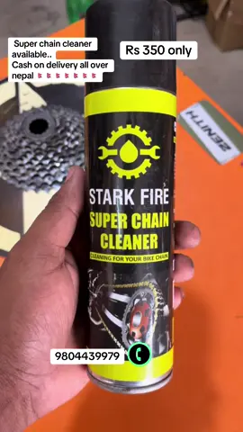 Super chain cleaner now available at very affordable price.. cash on delivery all over nepal... whatsapp for price and details -9804439979 #super #viral #goviral #bikerepair #cyclerepair 