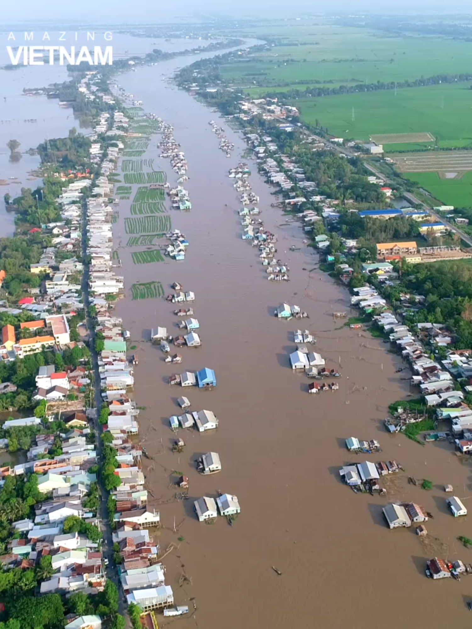 Làng nổi Châu Đốc - Bức tranh sắc màu giữa lòng sông nước An Giang