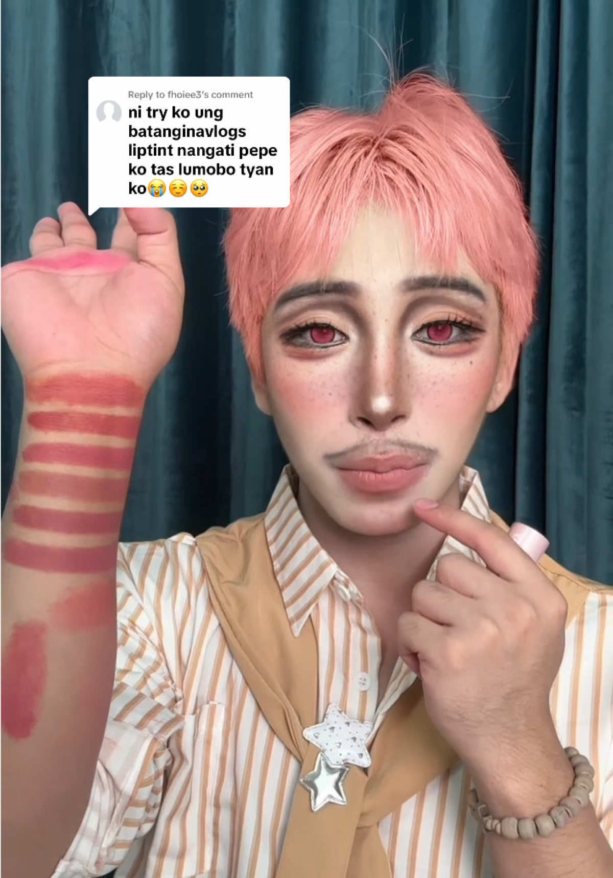 Replying to @fhoiee3 hala bat ganiyan side effect ng batangina vlogs liptint huhuhu