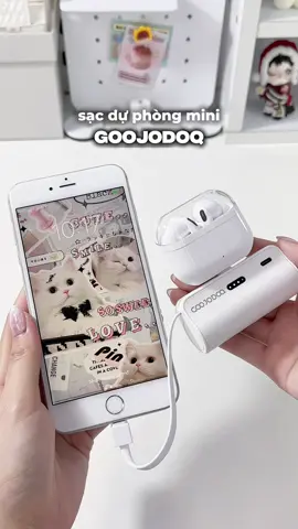 sạc dự phòng mini Goojodoq siu tiện zá chỉ 6️⃣9️⃣ cành thui #sacduphong #sacduphongmini #goojodoq #viral #xuhuong 