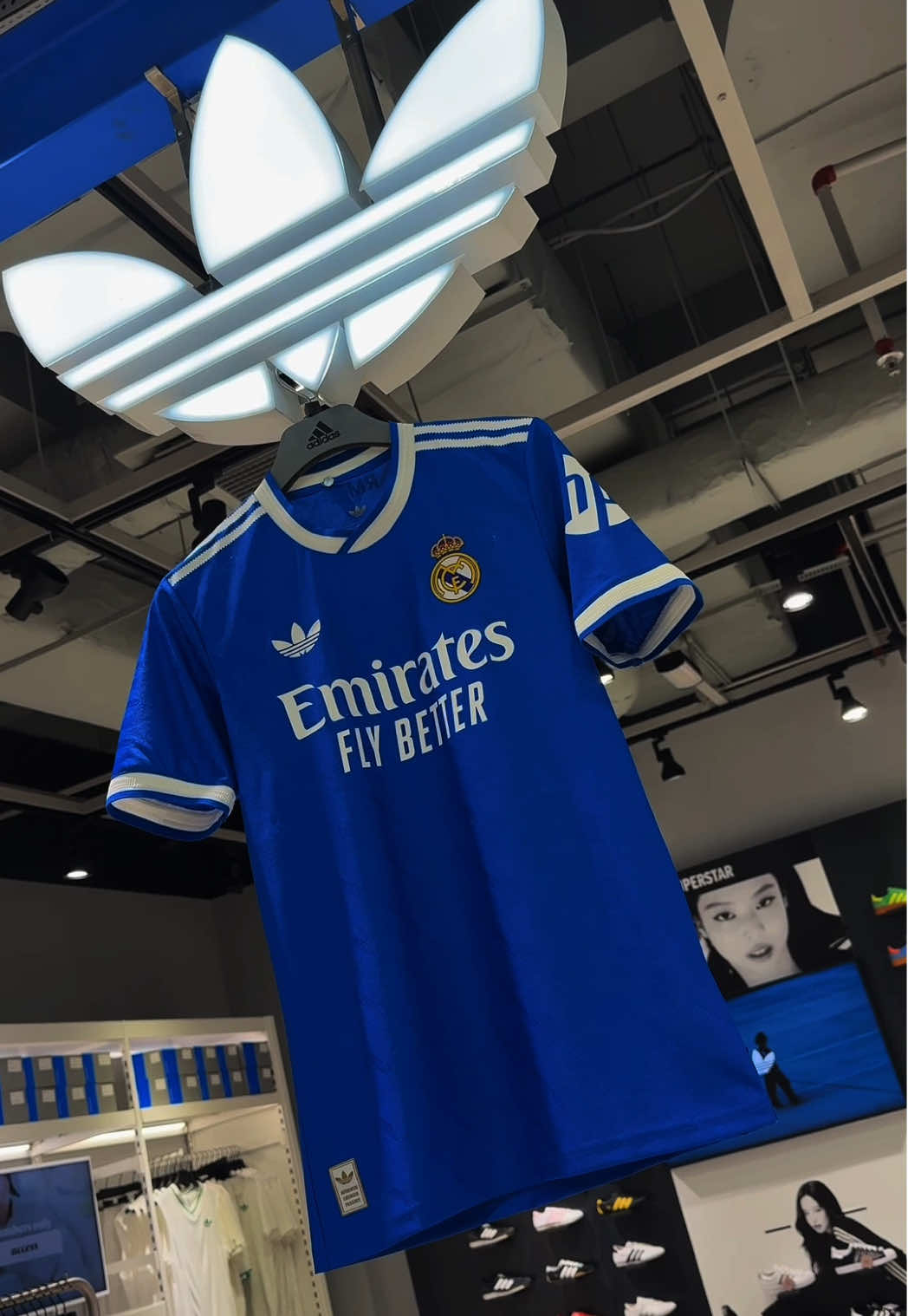 “💙 True Madridistas wear it blue. Get the Authentic Real Madrid Third Jersey – the same one the players wear on pitch. #RealMadrid #HalaMadrid #AuthenticJersey #AdidasPublika 
