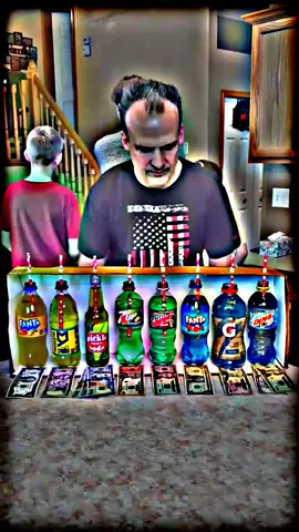 Would you Drink that Soda for $300? 😬 #game #family #drink #soda 