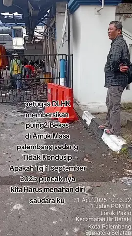 Palembang sedang tidak baik baik saudaraku harap kita menahan diri kita semua saudara kawan #Tregedi31agustus2025 #fypシ゚ #trending #viral #randika_Botak 