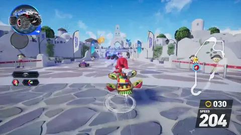 This is my favorite item #Sonic #soniccrossworlds #knucklestheechidna #mariokart #mariokartworld 