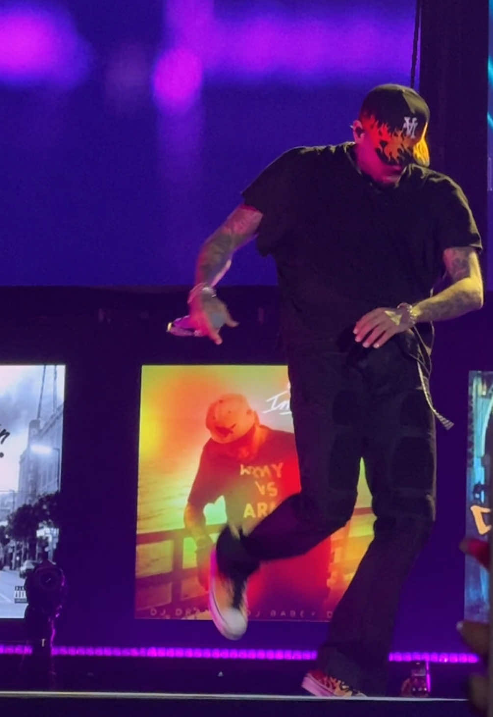 Seeing this in person was 🔥!!! #breezybowl #chrisbrownchicago @chrisbrownofficial #wrigleyfield #chrisbrowntiktok #juliadelia 