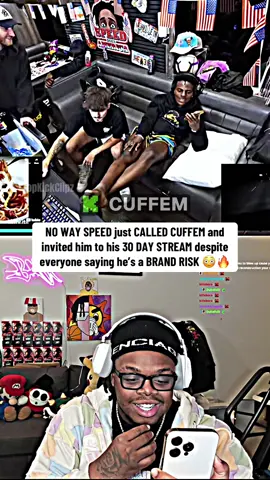 Speed SHOCKS everyone by inviting Cuffem to his 30 day stream 😳🔥 #ishowspeed #cuffem