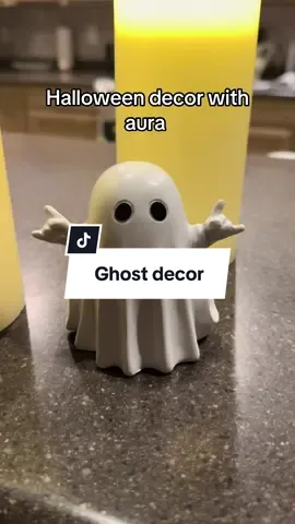 Who got more aura than this ghost 😮‍💨 #halloween #halloweendecor #ghostdecor #ghost #tiktokshoplabordaysale 