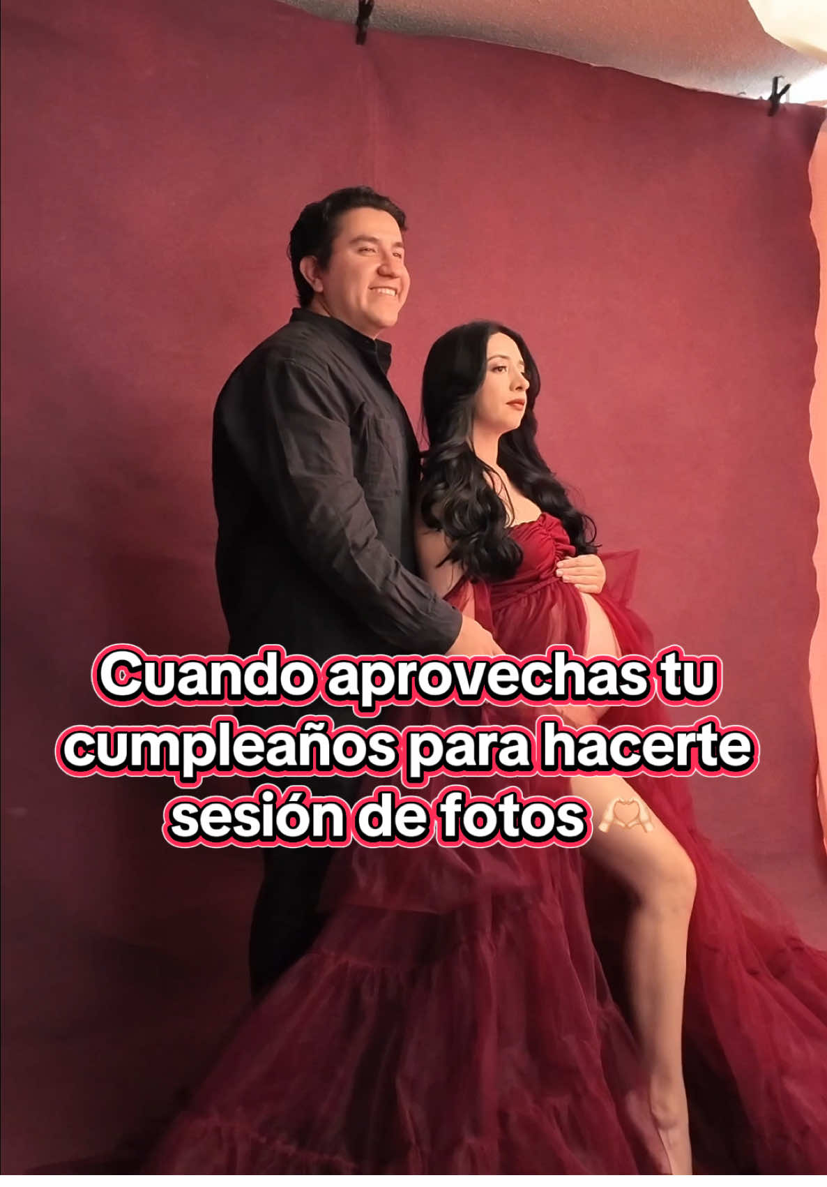 Aproveche que era mi cumpleaños para hacernos una sesión de fotos con bebé antes de que nazca 🫶🏻❤️ Mañana les subí vlog de esto ✨🫶🏻