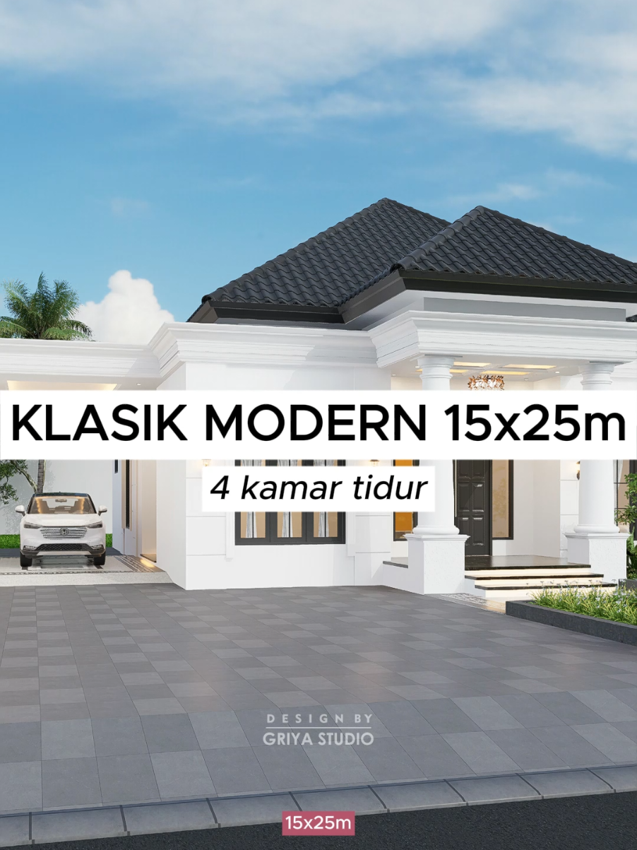 Semoga 2025 dimampukan punya rumah sekeren ini..aamiin #jasadesainrumah #arsitek #desainrumah #property 