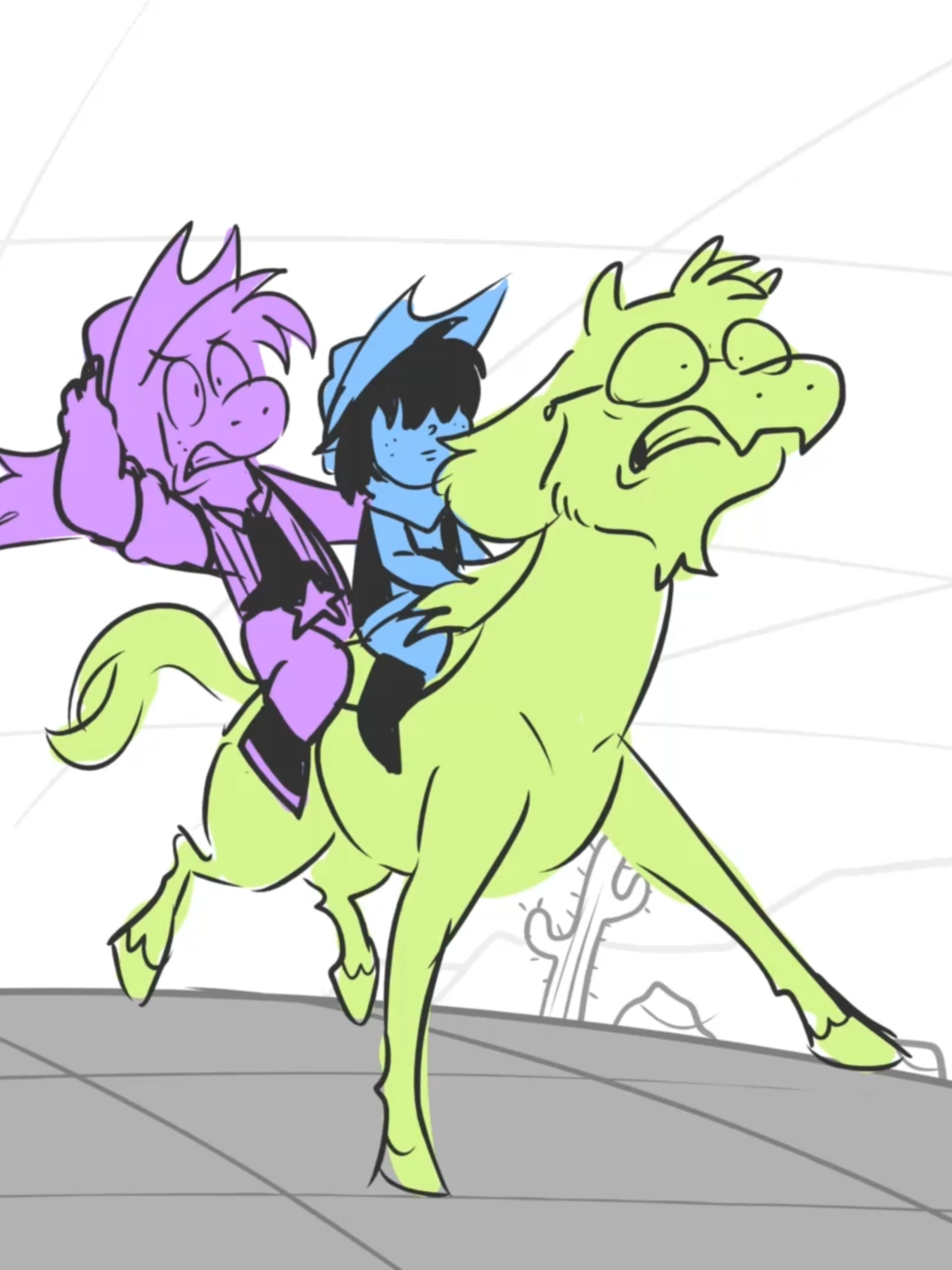 The Cowboy Minigame (Deltatune Chapter 3 Animatic) Audio: Spongebob Squarepants + Deltarune SFX#animatic #storyboardpro #storyboards #deltarune