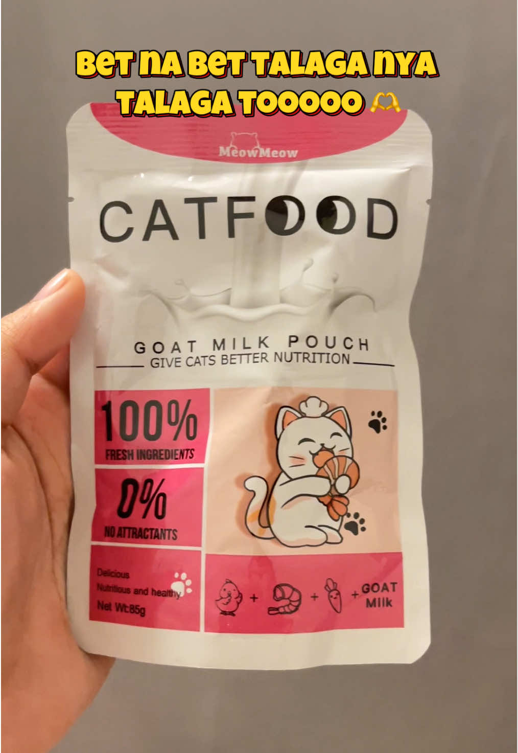 Every bite is packed with complete nutrition your cat needs! Meow Meow Cat Food keeps them active, happy, and healthy 💕 #CatHealth #MeowTok #PetCareDaily #CatParentsPH #ForYou