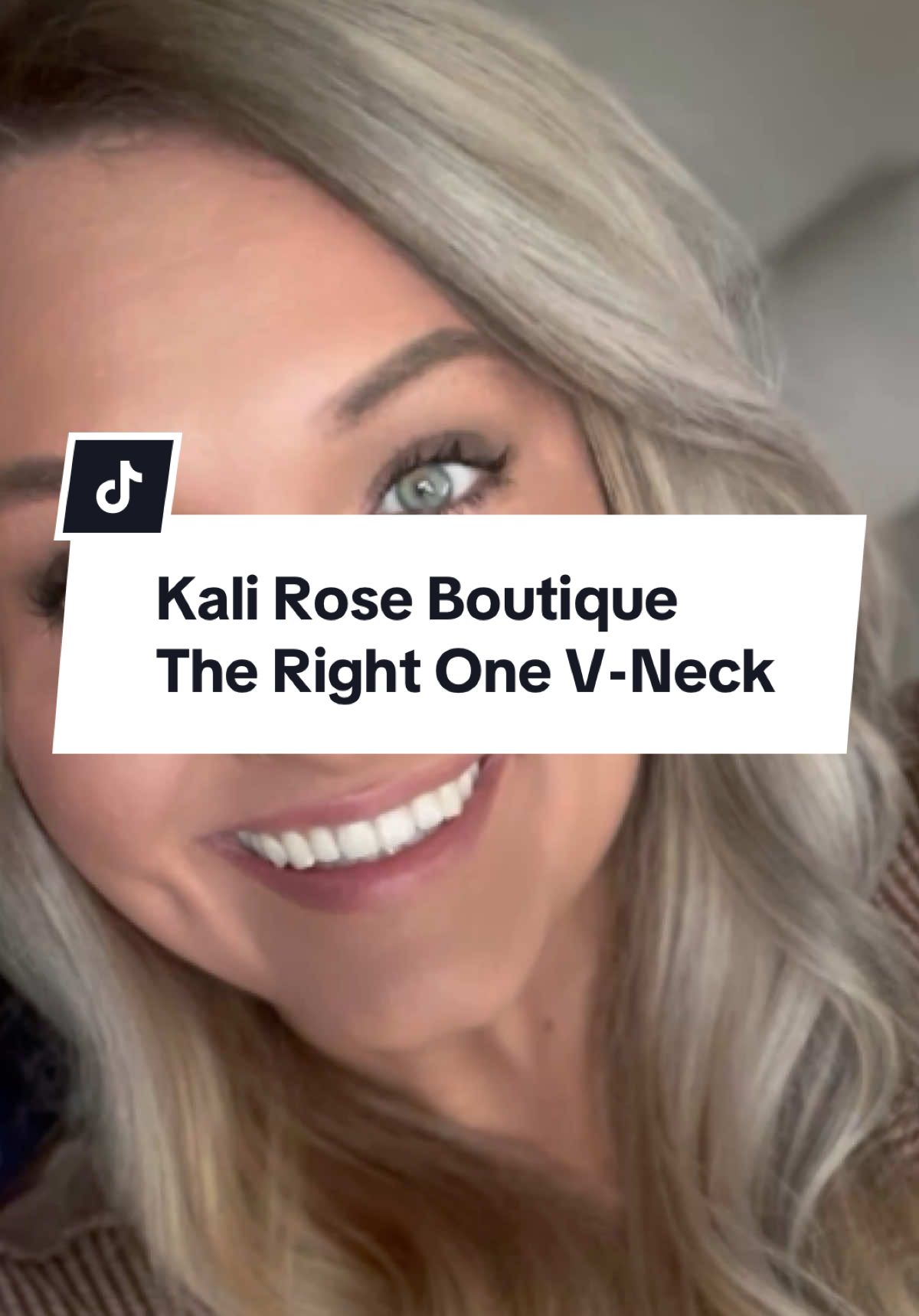 Kali Rose Boutique’s The Right One V-Neck sweater is versatile, comfortable, and instantly polished. Pair it with jeans, skirts, or trousers it’s always the right choice. 🤍 #ClosetStaple #DayToNightStyle #FashionFinds #TikTokLaborDaySale #StyleMadeEasy