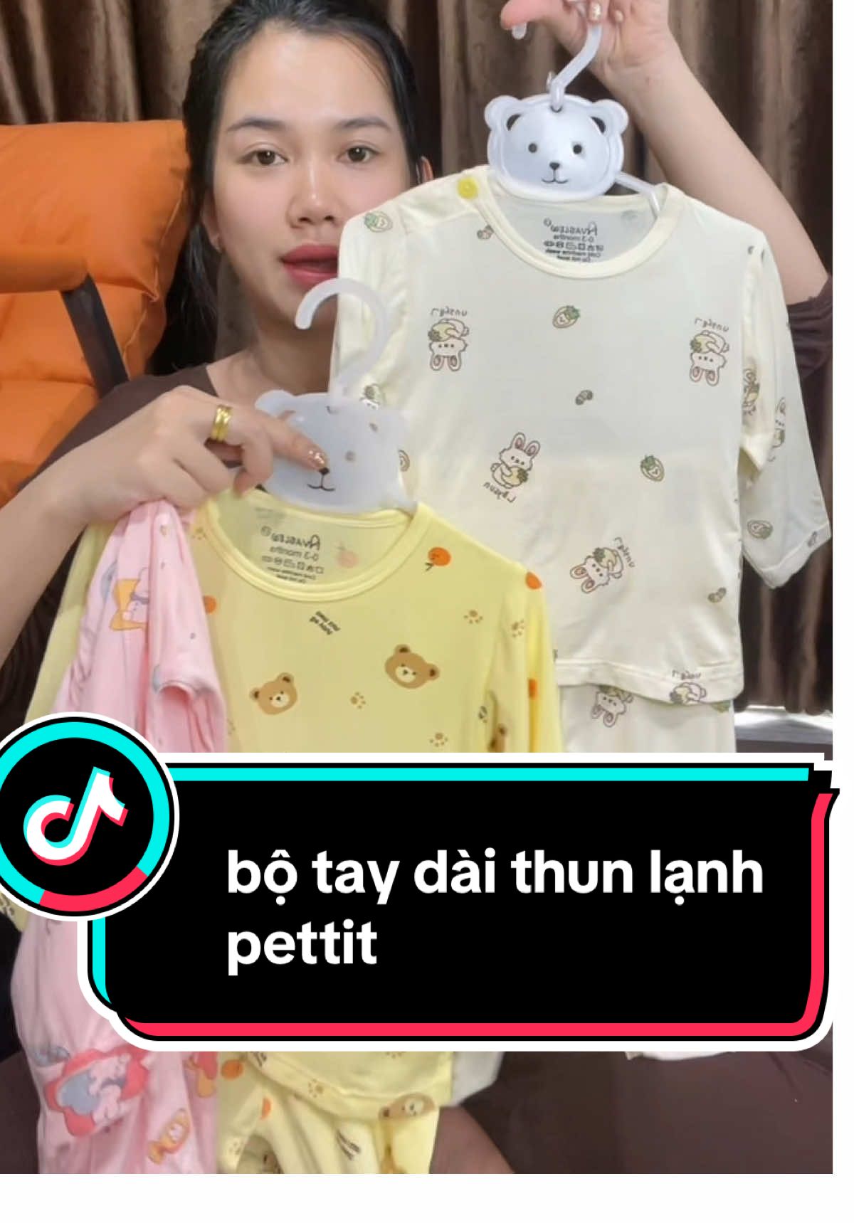 Bộ tay dài thun lạnh pettit cao cấp #meyen #xhuong #xhuongtiktok #fyp 