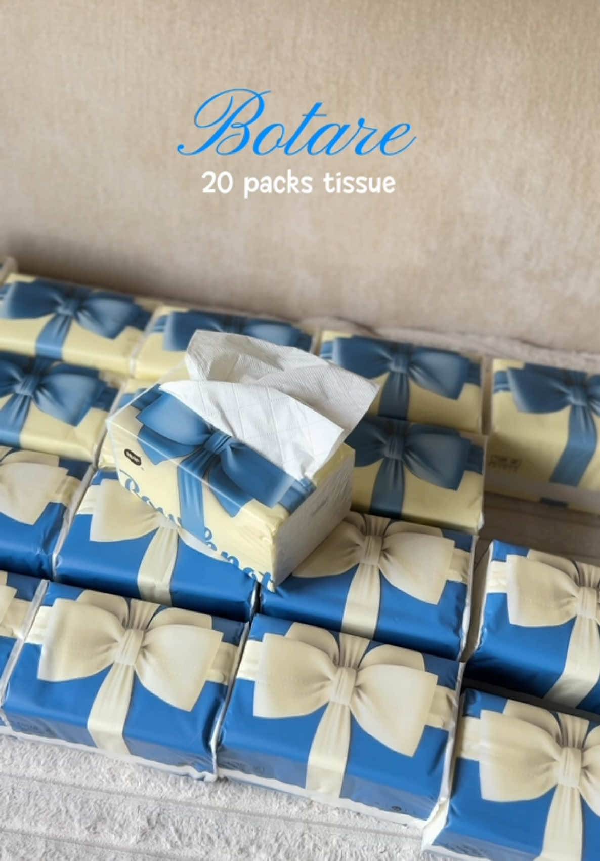 20packs of tissue for only ₱399?! Sulit na sulit! 😍 #botaretissue #botare #botarefacialtissue 