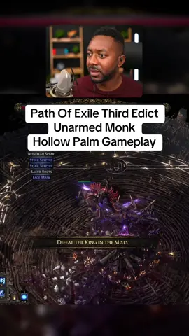 Unarmed Monk Hollow Palm Gameplay Path of Exile 2 The Third Edict #poe2 #pathofexile2 #poe2monk #pathofexile2gameplay #gaming 