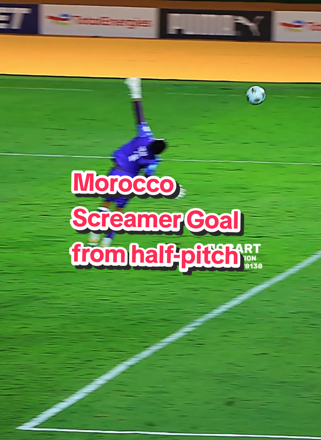 Morocco Screamer Goal from half-pitch  Morocco VS Madagascar  #chan2024  #jobart #jobartography #
