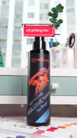 Bác nào tóc bết, dễ xẹp thì trước khi  wax thử thêm bước tạo phồng với chai này nha | Xịt tạo phồng tóc Menitems | Nhân check #review #nhancheck 