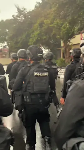 siap ambil tindakan represif⁉️ #polri #brimob #gegana 