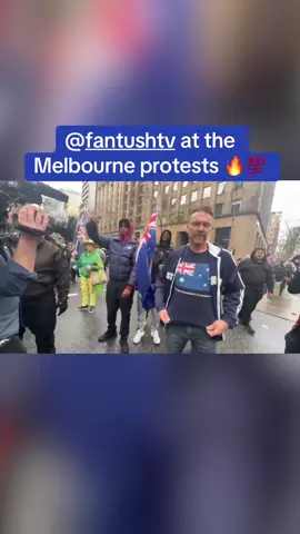 Credit: @fantushtv @darealfranny lit stream 😂💯 #australia #aussie #melbourne #protest 