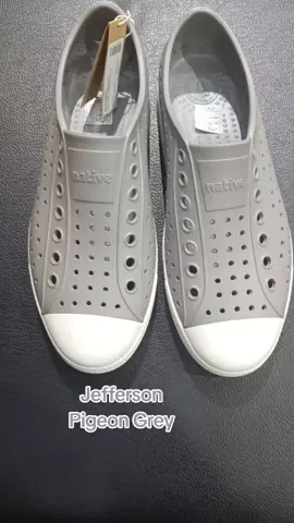 native Jefferson pigeon grey สี คลาสสิค สีเท่ และ ดูดี ใส่ได้ทุกโอกาส #NativeshoesTH #livelightly#CapCut #shoes #สวย #feed #น่ารัก #รองเท้าแฟชั่น #ขึ้นฟีดเถอะ #สวยพุ่งจนต้องแชร์ #