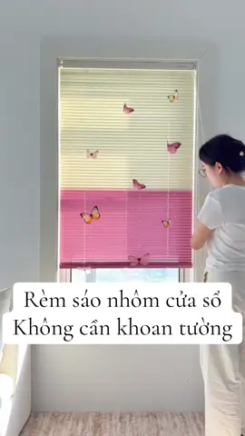 Trang trí thì là quá đẹp rồi , vửa chắn nắng tốt , thẩm mỹ , không cần khoan tường #xuhuong #remcua #remkhongkhoan #remsaonhom #remcuadep 