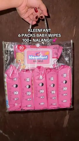 6packs baby wipes 100plus lang free shipping pa🤩#wipes #wipesforbaby #kleenfantwipes #kleenfantbabywipes #kleenfant 