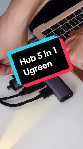 ✨ Hub 5in1 Ugreen – trợ thủ đắc lực cho MacBook & Mac mini! ⚡ Kết nối màn hình, chuột, bàn phím, USB… chỉ 1 hub nhỏ gọn. 📌 Thiết kế sang – tốc độ truyền cực nhanh – cắm là nhận. 👉 Dành cho dân văn phòng & sáng tạo nội dung. #hubugreen #macbook #macmini #phukiencongnghe  #EnergiKuatTiapLangkah 