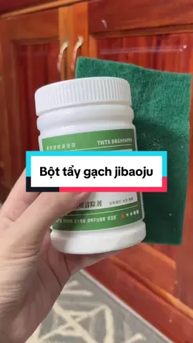 Bột tẩy gạch jibaoju, tẩy sạch các vết xước gạch, trả lại gạch sạch sáng bóng cho nhà bạn #taygachmen #taygach #tienichgiadinh #hoaphamthi94 #viral 